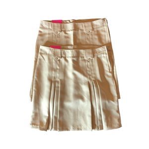 French Toast • Khaki Uniform Skirts • size 16 - lot of 2